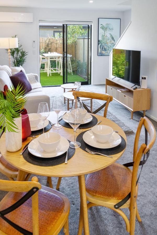 Vibrant Central Christchurch Pad 2 Bed 1 Bath With Park Bagian luar foto